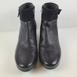 Clarks black Emslie twist ankle boot